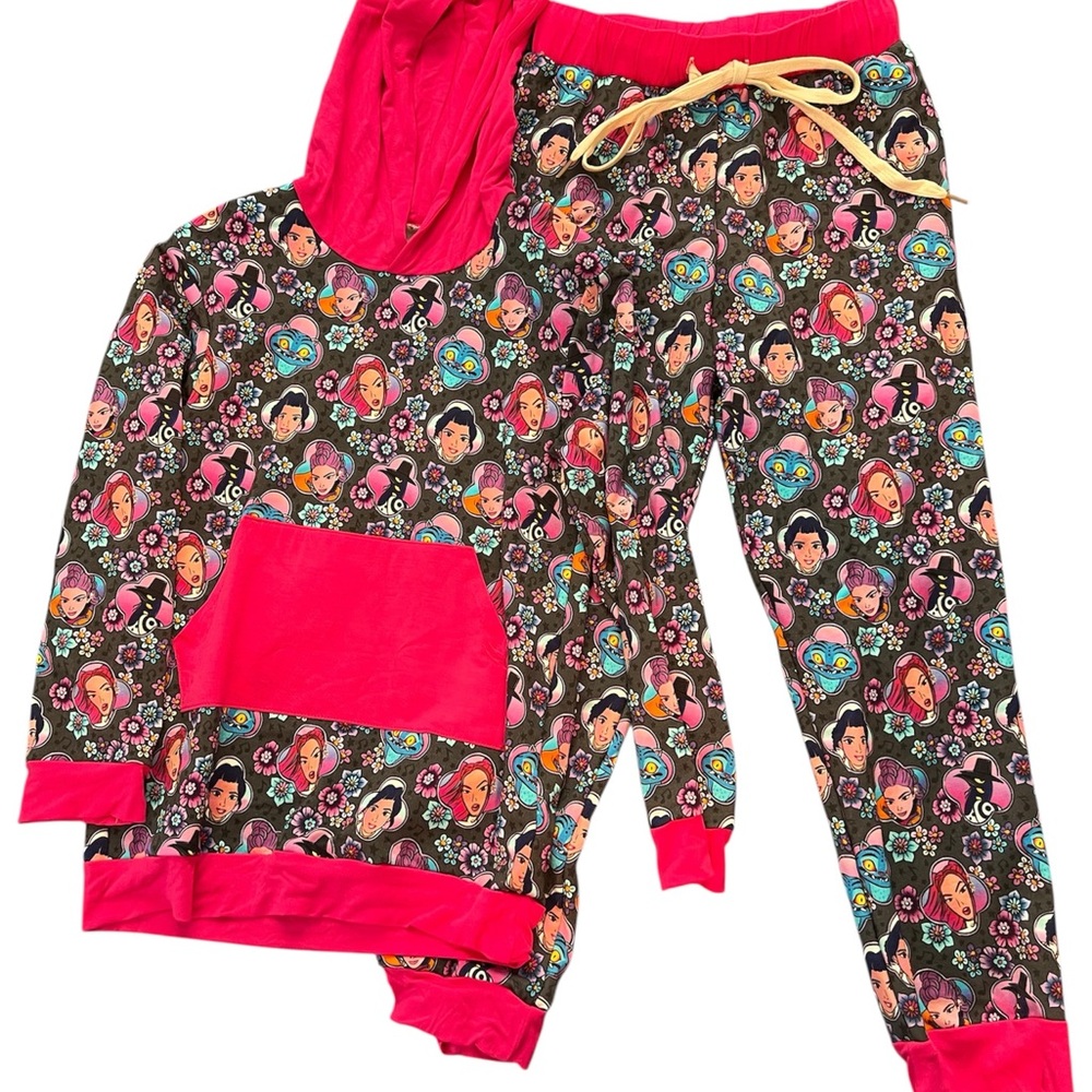 Colorful Kids Pajamas with Cartoon Print